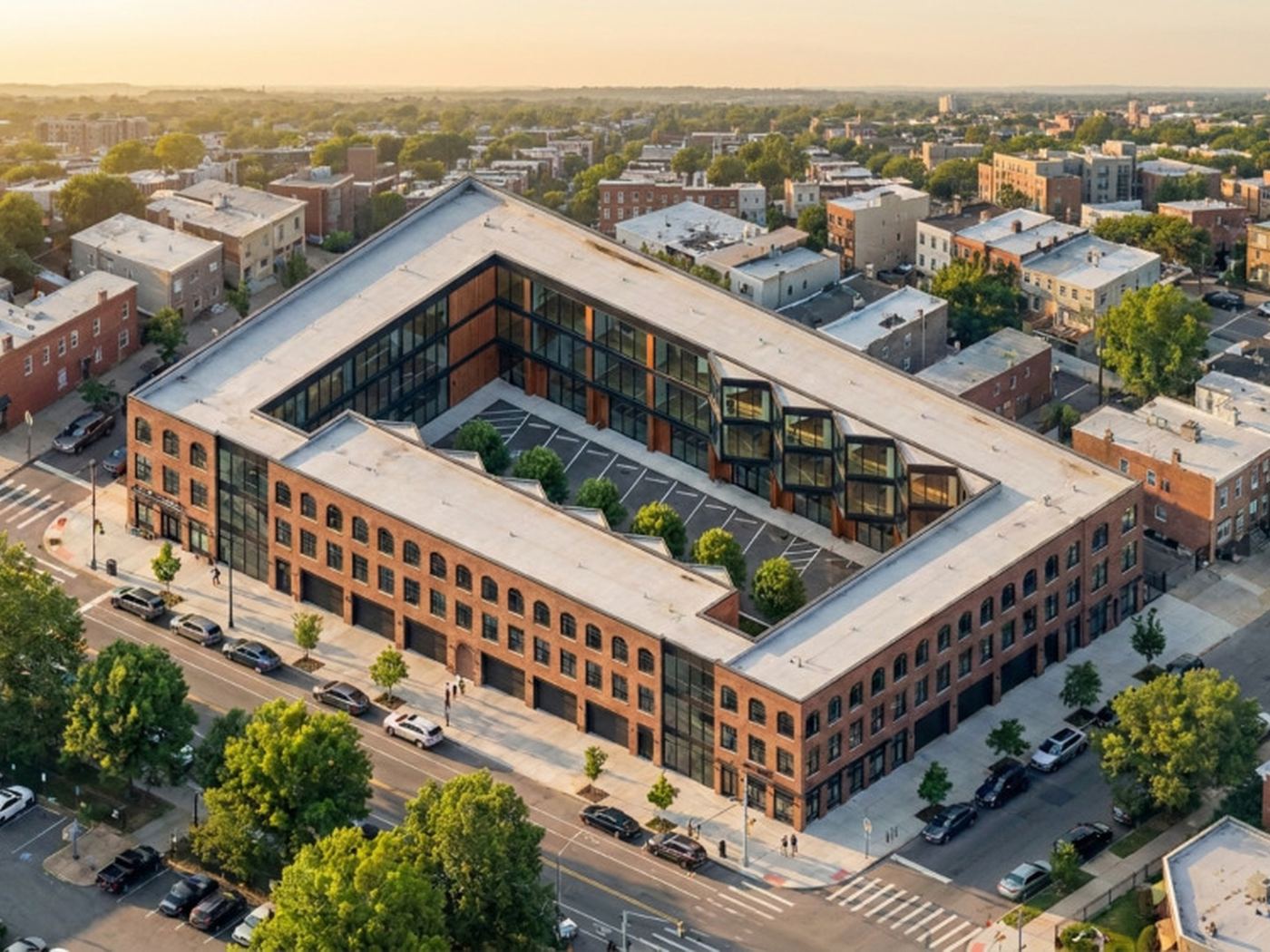 Flexible Urban Space, rendering of Thomas Chung's design. Not built.